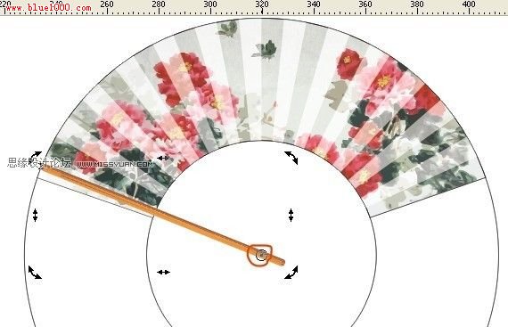 CorelDRAW绘制逼真的折扇教程